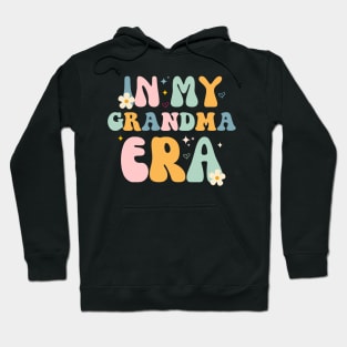 In My Grandma Era - Groovy Mother's Day Baby Announcement Hoodie